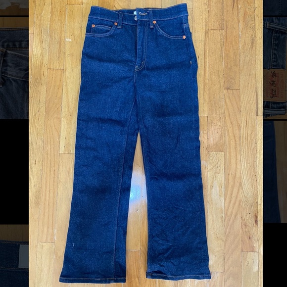 Re/done Indigo boot-cut jeans - Picture 1 of 4